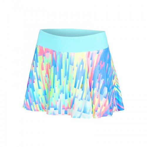 Falda Bidi Badu Melbourne Printed Wavy Aqua Mix Junior Falda Bidi Badu Melbourne Printed Wavy Aqua Mix Junior