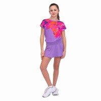 Falda Bidi Badu Spike Stampato Ondulato Lila Junior  Offerta + Economico