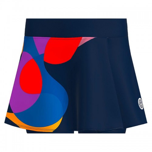 Bidi Badu Twiggy Printed Wavy Dark Blue Mix Skirt Bidi Badu Twiggy Printed Wavy Dark Blue Mix Skirt