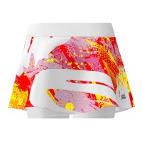 Falda Bidi Badu Wild Arts Stampato Ondulato Blanco Mix  Offerta + Economico