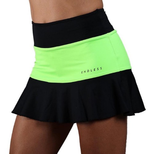 Falda Endless Lace Negro Verde Falda Endless Lace Negro Verde
