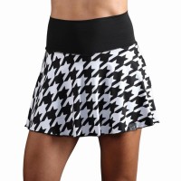 Falda Endless Lux II Negro Houndstooth  Oferta + Barato