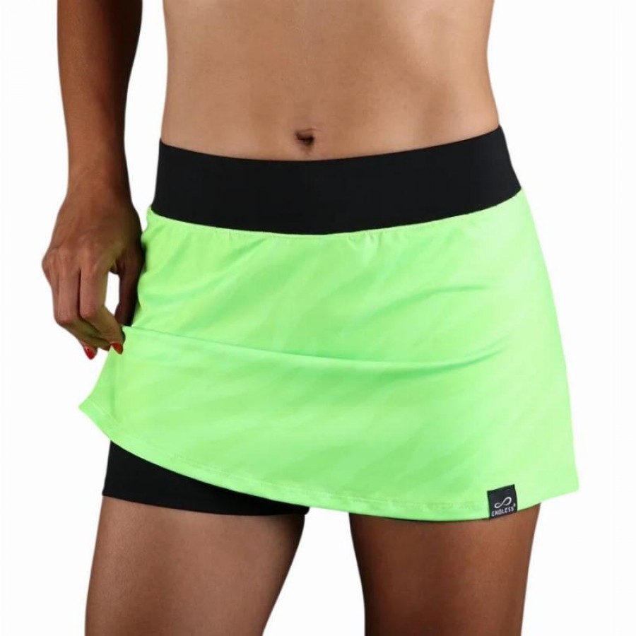 Falda Endless Impressão Mínima Verde  Oferta + Barato