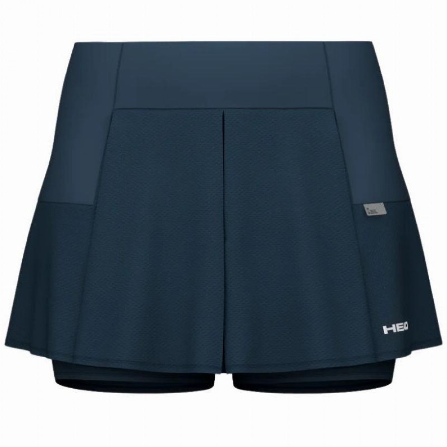 Falda Head Performance Azul Marino Plata  Offerta + Economico