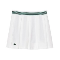 Lacoste Pique Bianco Verde Gonna  Offerta + Economico