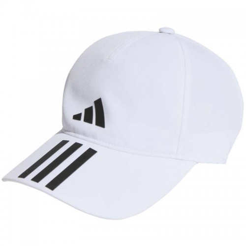 Adidas Aeroready Baseball 3 Band Cap Black White Adidas Aeroready Baseball 3 Band Cap Black White