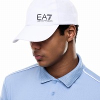 Gorra Armani EA7 Baseball Blanco Negro