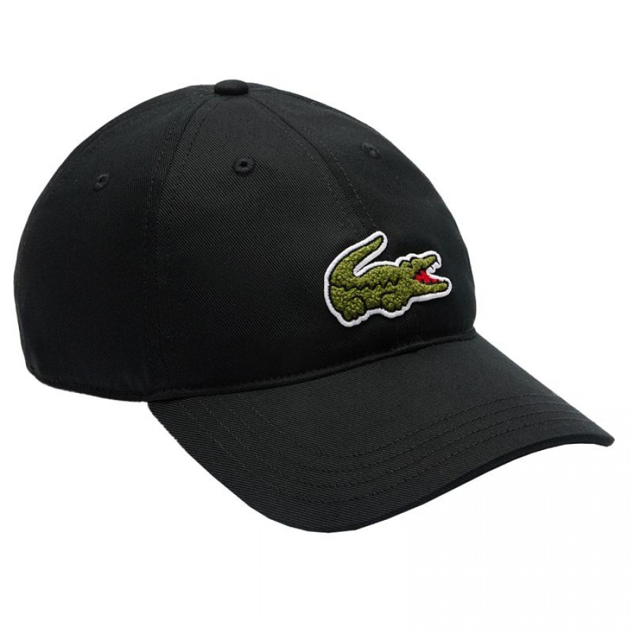 Lacoste Sport Black Cap  Offer + Cheap