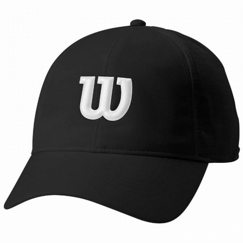 Wilson Ultralight Cap Black White Wilson Ultralight Cap Black White