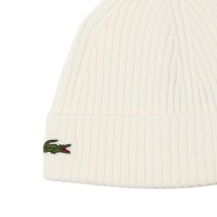 Gorro Lacoste Lana Blanco  Offer + Cheap
