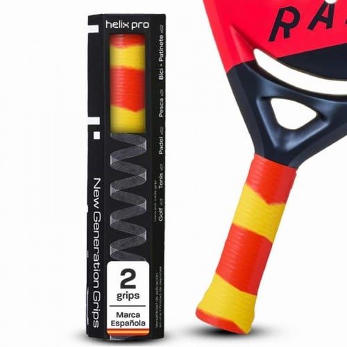 Poignée Helix Pro Rouge Jaune