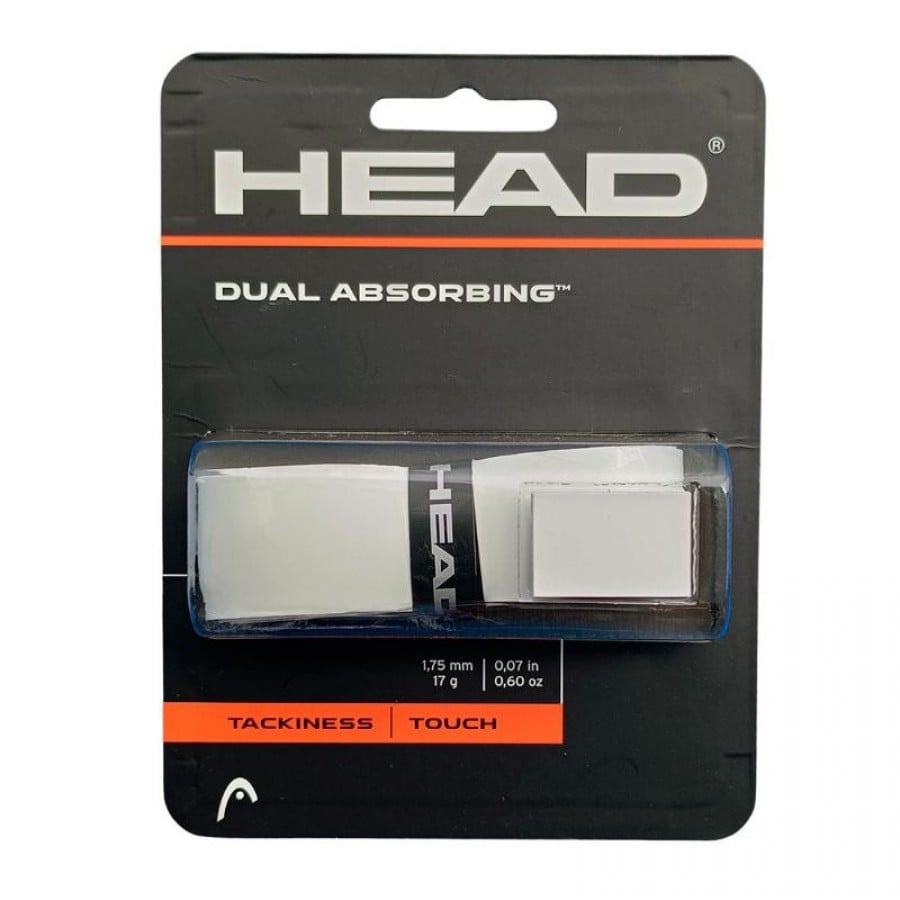 Grip Replacement Head Dual Absorbing White  Offer + Cheap