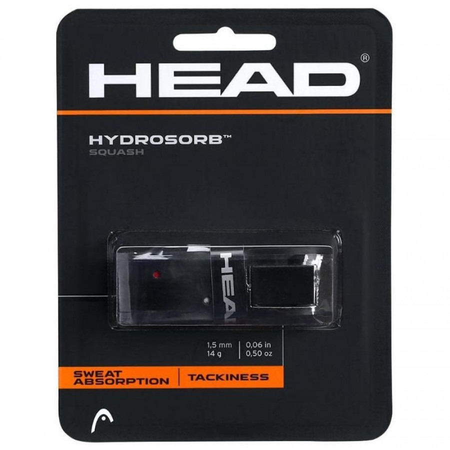 Impugnatura di ricambio Squash Head Hydrosorb Nero Rosso  Offerta + Economico
