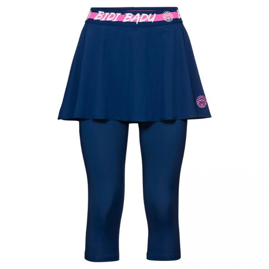 Bidi Badu Faida Dark Blue Pink Skirt Meshes  PADELPOINT Bidi Badu Faida Dark Blue Pink Skirt Meshes