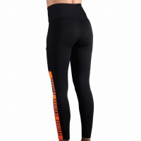 Leggings Endless Syncro Nero Arancio  Offerta + Economico