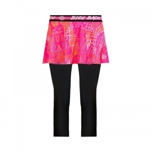 Mallas Falda Bidi Badu Faida Gris Oscuro Rosa Mallas Falda Bidi Badu Faida Gris Oscuro Rosa