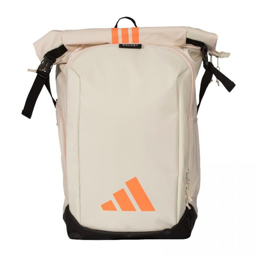 Mochila Adidas Multigame 3.5 Blanco Tiza Naranja