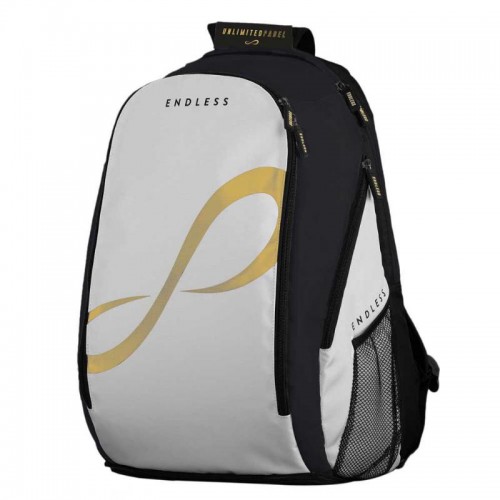 Mochila Endless Icon Blanco Dorado Mochila Endless Icon Blanco Dorado