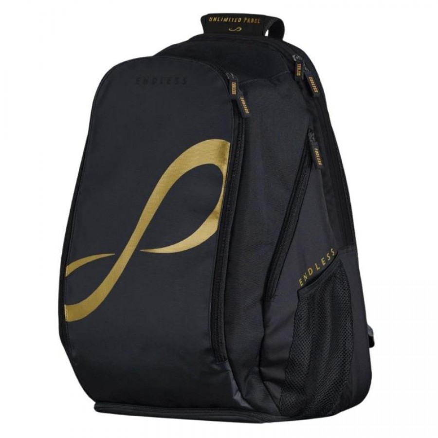 Mochila Endless Icon Negro Oro  Offer + Cheap