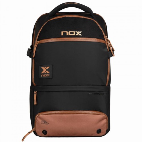 Mochila Nox AT10 Luxury Open Series Negro Marron Mochila Nox AT10 Luxury Open Series Negro Marron