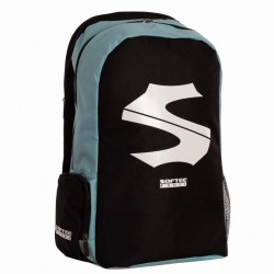 Mochila Softee Max Negro Azul