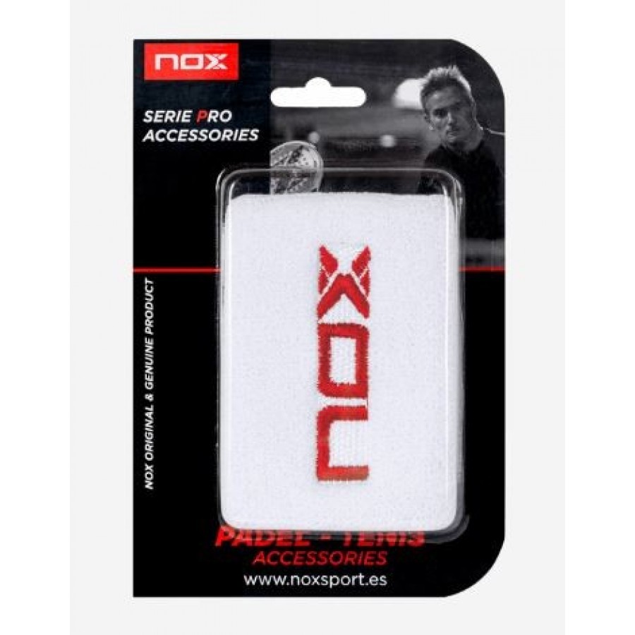 Braccialetti Nox Bianco Logo Rosso 2 Unità  Offerta + Economico