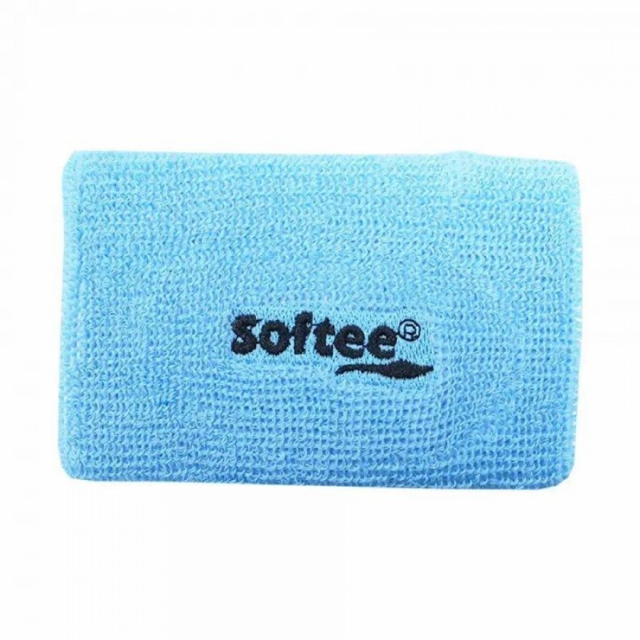 Muñequera Softee Ancha Azul