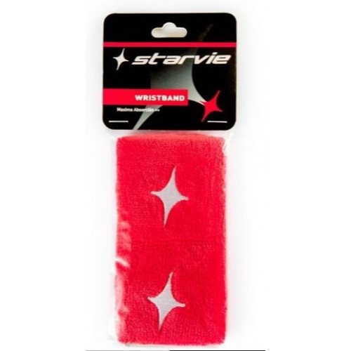 Munequeras StarVie Rojo Blanco 2 Unidades Munequeras StarVie Rojo Blanco 2 Unidades
