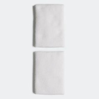 Munequeras Adidas Blanco Grande 2 Unidades  Oferta + Barato