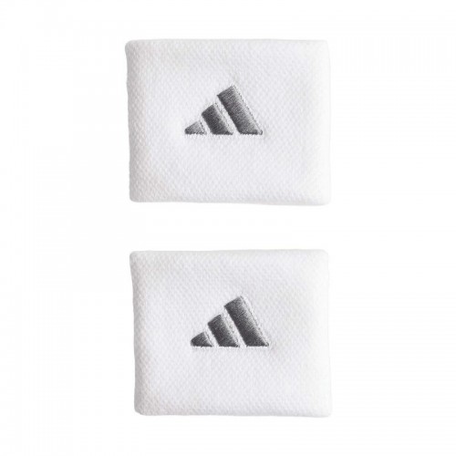 Muñequeras Adidas Blanco Plata 2 Unidades