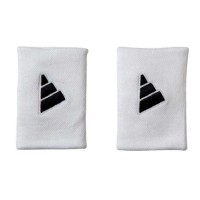 Adidas Long White Black Wristbands 2 Units  Offer + Cheap