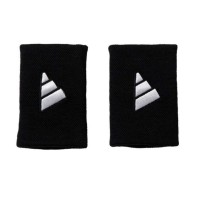 Adidas Long Black White Wristbands 2 Units  Offer + Cheap