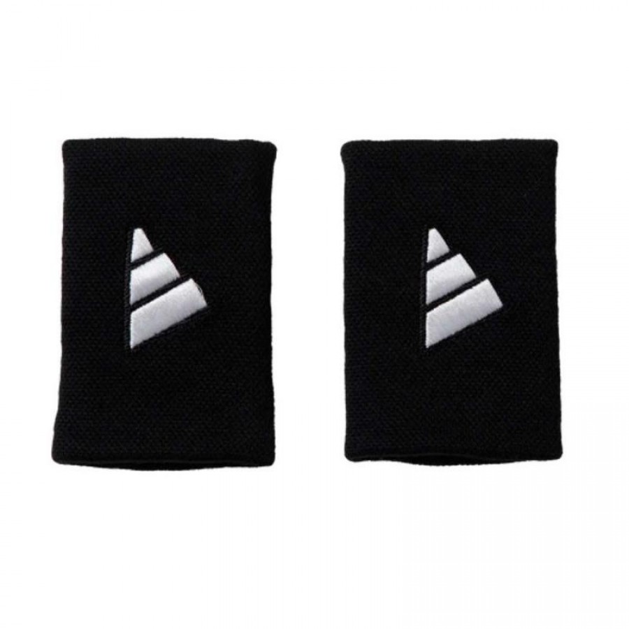 Adidas Long Black White Wristbands 2 Units  Offer + Cheap