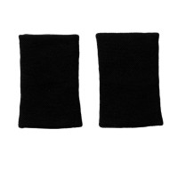 Adidas Long Black White Wristbands 2 Units  Offer + Cheap
