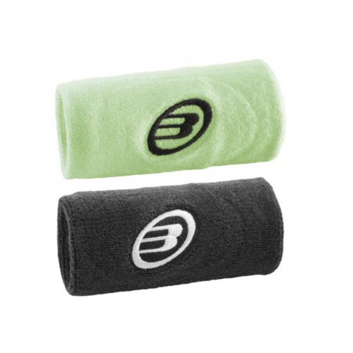 Bullpadel BPMU243 Black Yellow Sulphur Wristbands 2 Units Bullpadel BPMU243 Black Yellow Sulphur Wristbands 2 Units