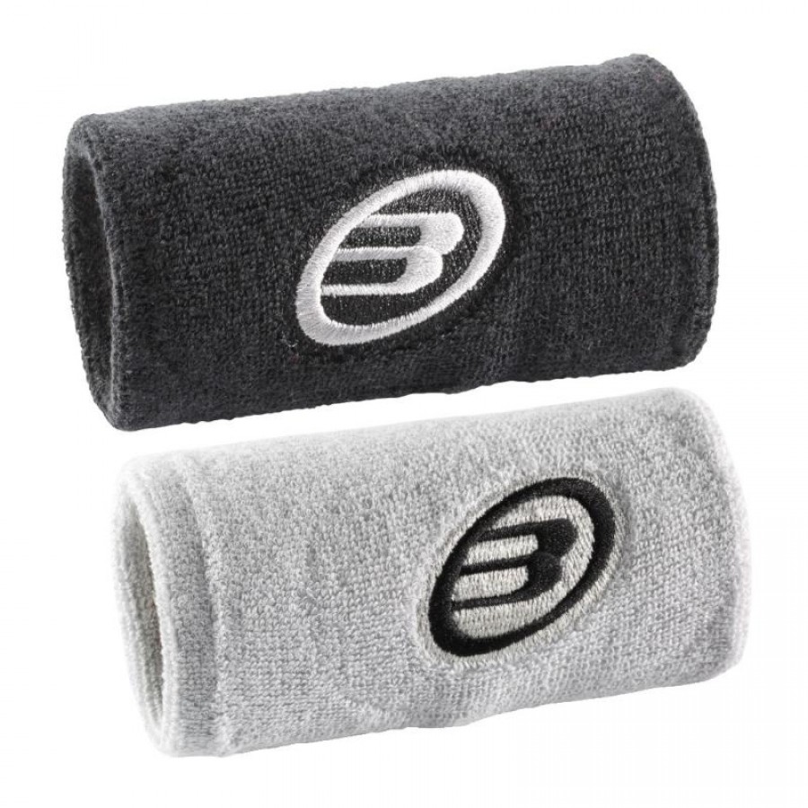 Muñequeras Bullpadel BPMU252 I Negro Piedra  Oferta + Barato