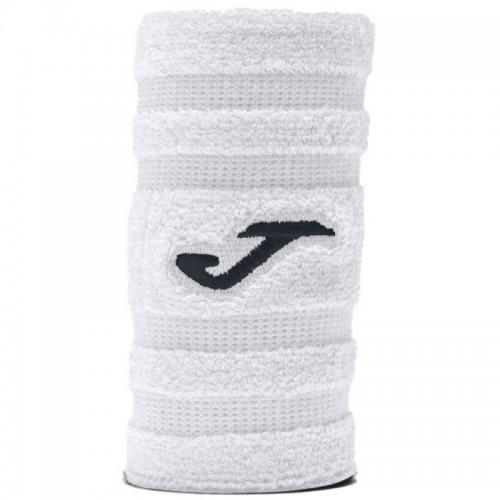 Joma Slam Pro Long White Wristbands 2 Units Joma Slam Pro Long White Wristbands 2 Units