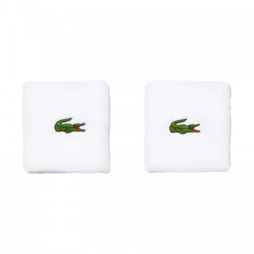 Lacoste White Wristbands 2 Units Lacoste White Wristbands 2 Units