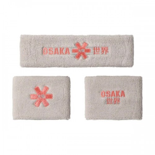 Osaka Wristbands Set 2.0 Coral Grey 2 Units Osaka Wristbands Set 2.0 Coral Grey 2 Units