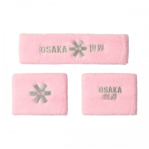 Osaka Wristbands Set 2.0 Pink Grey 2 Units Osaka Wristbands Set 2.0 Pink Grey 2 Units