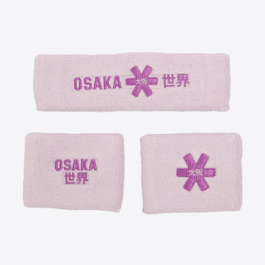 Munequeras Osaka Set 2.0 Violeta 2 Unidades  Oferta + Barato