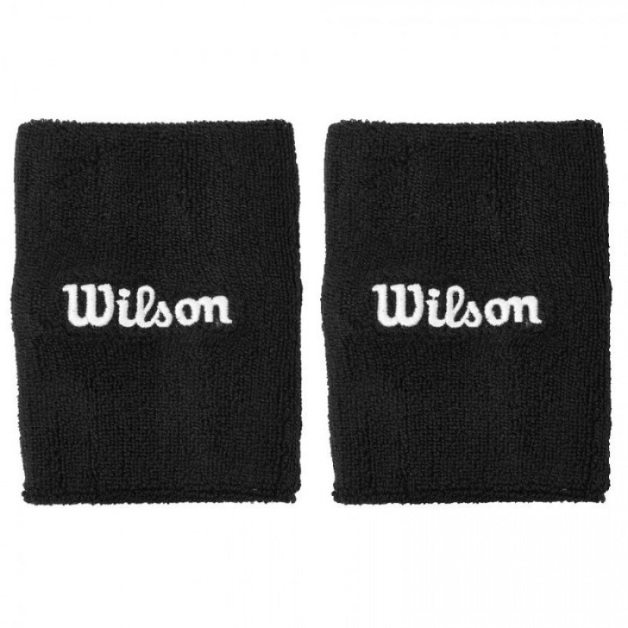 Braccialetti Wilson Wide Terry Black 2 unità  Offerta + Economico