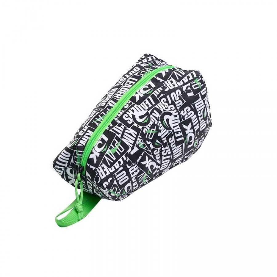 Lok DNA Black Dark Gray Lime Toiletry Bag  Offer + Cheap