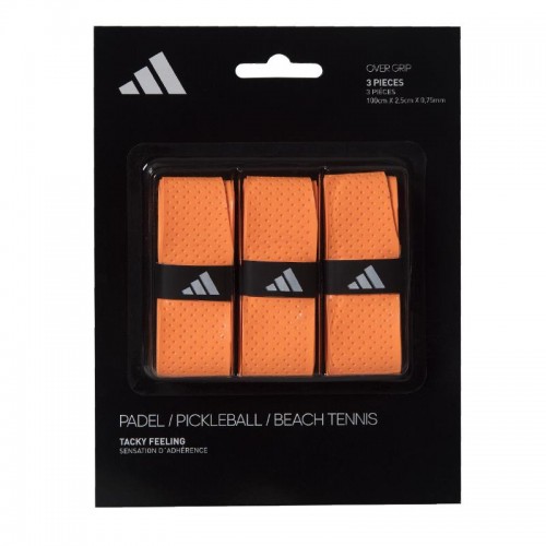 Overgrips Adidas Tacky Feeling Naranja 3 Unidades Overgrips Adidas Tacky Feeling Naranja 3 Unidades