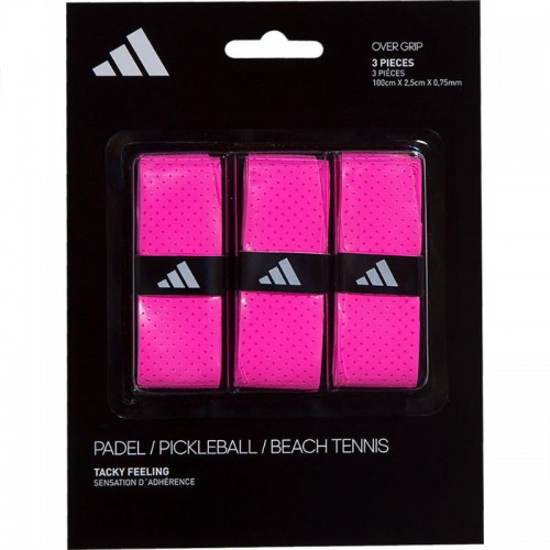 Overgrips Adidas Tacky Feeling Rosa 3 Unidades Overgrips Adidas Tacky Feeling Rosa 3 Unidades