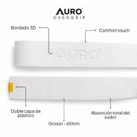 Overgrips Auro Blanco 60 Unidades