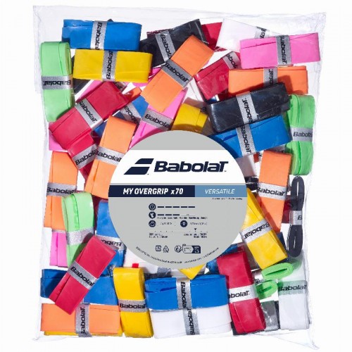 Overgrips Babolat My Overgrip Multicolor 70 Unidades Overgrips Babolat My Overgrip Multicolor 70 Unidades