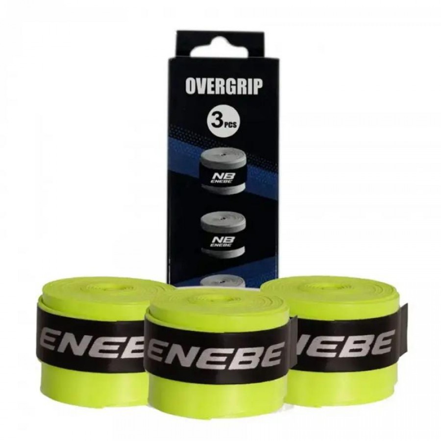 Enebe Smooth Yellow Fluor Overgrips 3 Units  Offer + Cheap