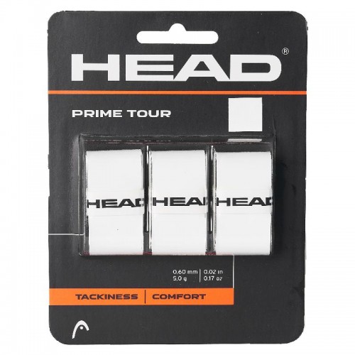 Overgrips Head Prime Tour Blanco 3 Unidades Overgrips Head Prime Tour Blanco 3 Unidades