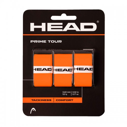 Overgrips Head Prime Tour Naranja 3 Unidades Overgrips Head Prime Tour Naranja 3 Unidades